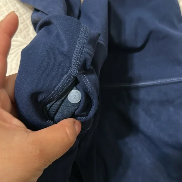 New without tags Lululemon Wunder Under Crop High-Rise *Spray 21" Indigo Spray - Picture 8 of 10